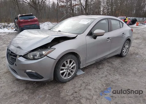 2014 Mazda Mazda3 I Touring z USA, uszkodzony, nr VIN JM1BM1V76E1172236